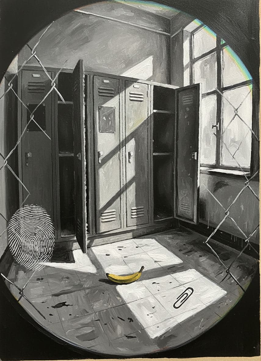 Lockers in a Dusty Closet — abstract work by Viktor Eklund — MODULAR · a one-of-a-kind original