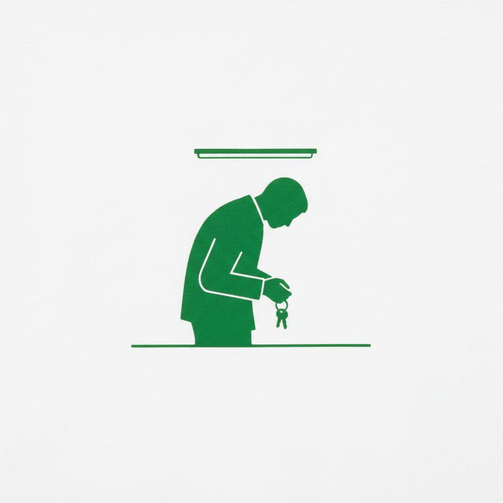 Locking the Glass Doors — print by Viktor Eklund — MODULAR · a one-of-a-kind original