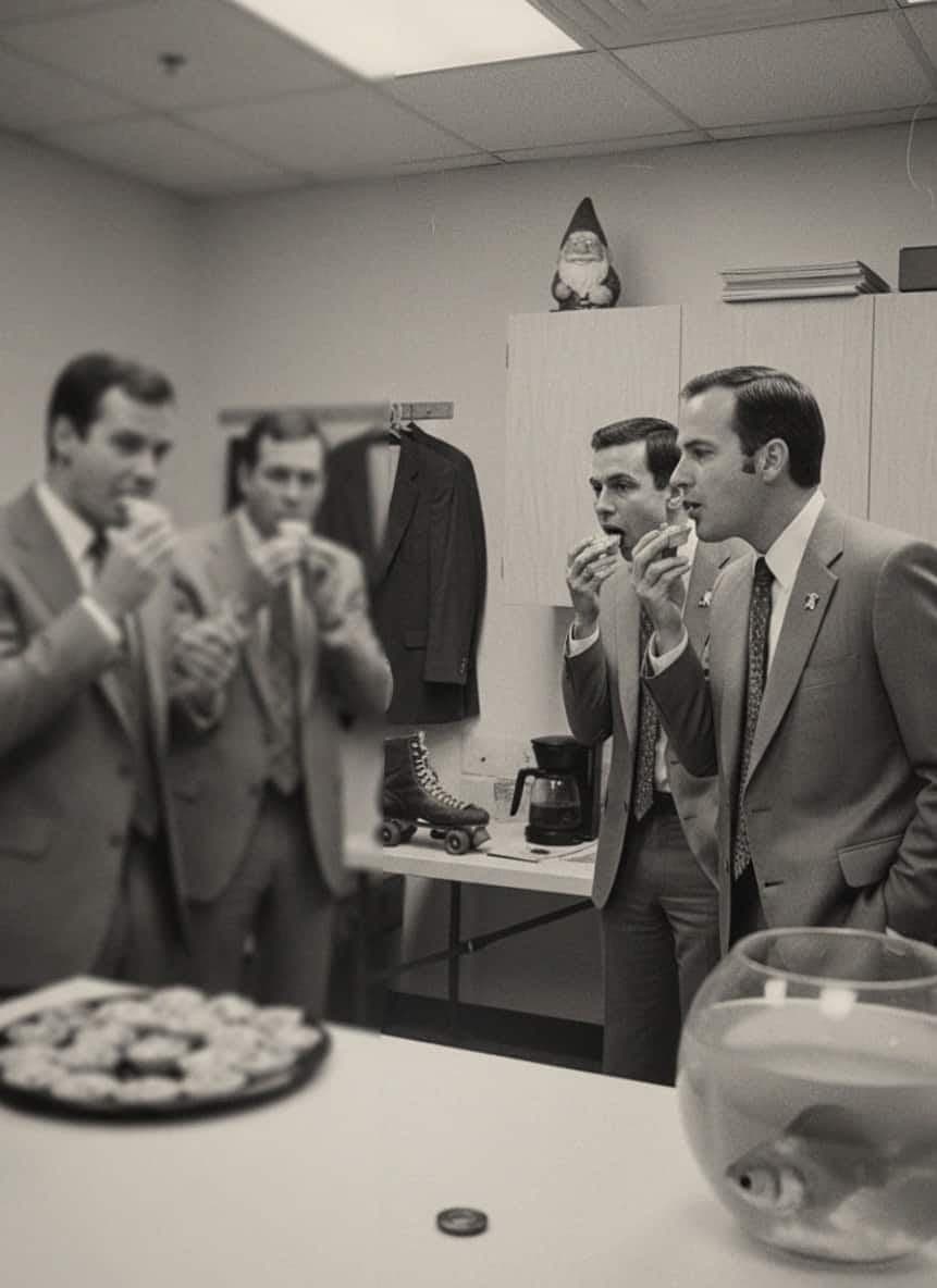 Managers at 3:17 PM — photograph by Henri de Bruyn — MODULAR · 13 × 18 cm limited edition of 10