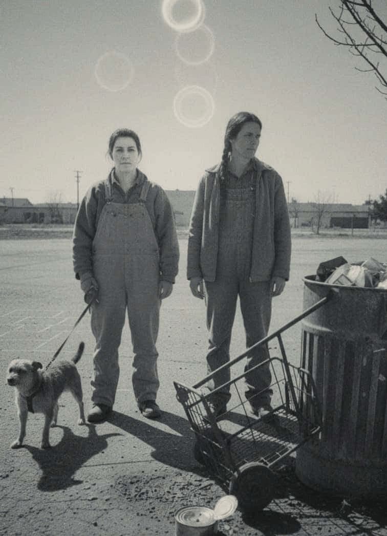 Marta Holding the Terrier — photograph by Nadia Vorholt — MODULAR · 13 × 18 cm limited edition of 10