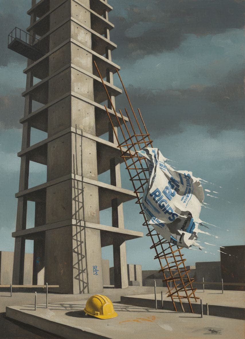 Measuring the Wind — abstract work by Viktor Eklund — MODULAR · a one-of-a-kind original