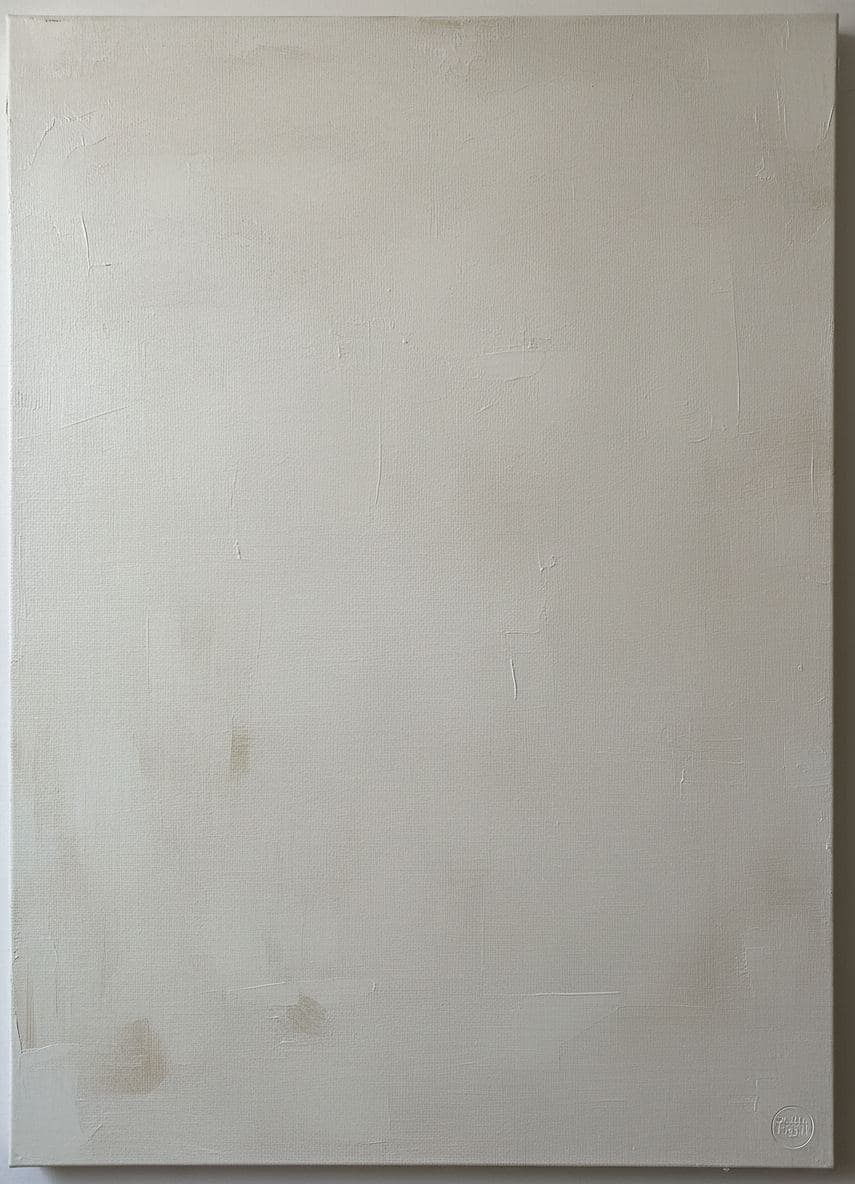 Miriam Scrubbing the Stain — abstract work by Saskia Vandenberg — MODULAR · a one-of-a-kind original