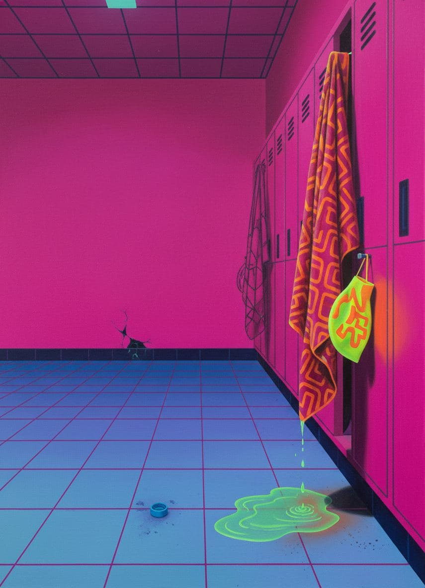 Mülheim's Towel Dripping — abstract work by Viktor Eklund — MODULAR · a one-of-a-kind original