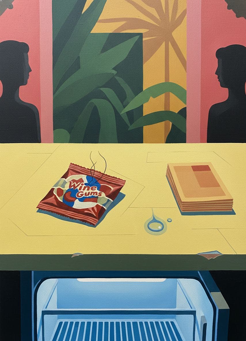 monday morning cinema hum — abstract work by Saskia Vandenberg — MODULAR · a one-of-a-kind original