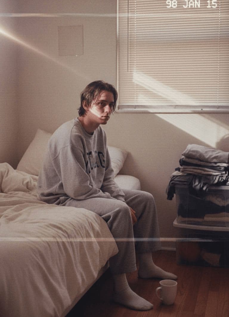 Morning Bedside Desolation — photograph by Yuri Petrenko — MODULAR · 13 × 18 cm limited edition of 10