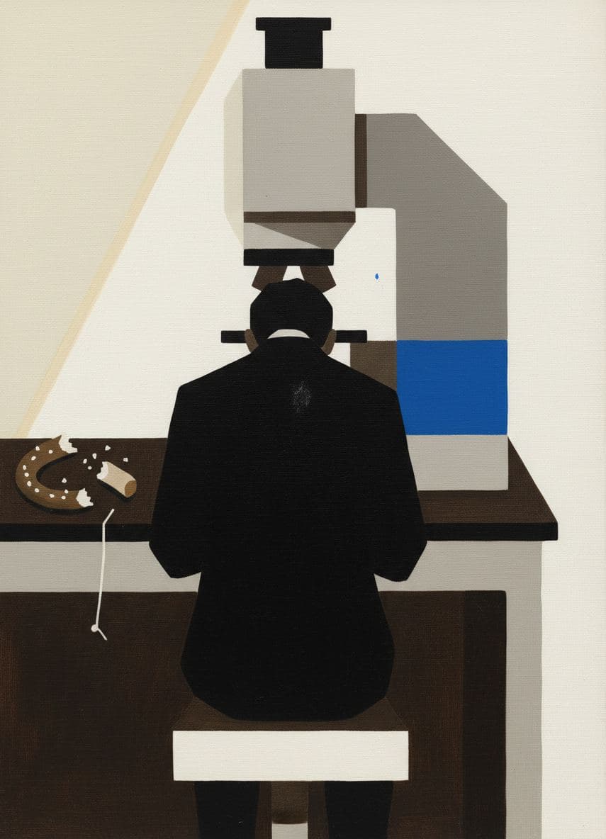 Observing the Alloy Sample — abstract work by Viktor Eklund — MODULAR · a one-of-a-kind original