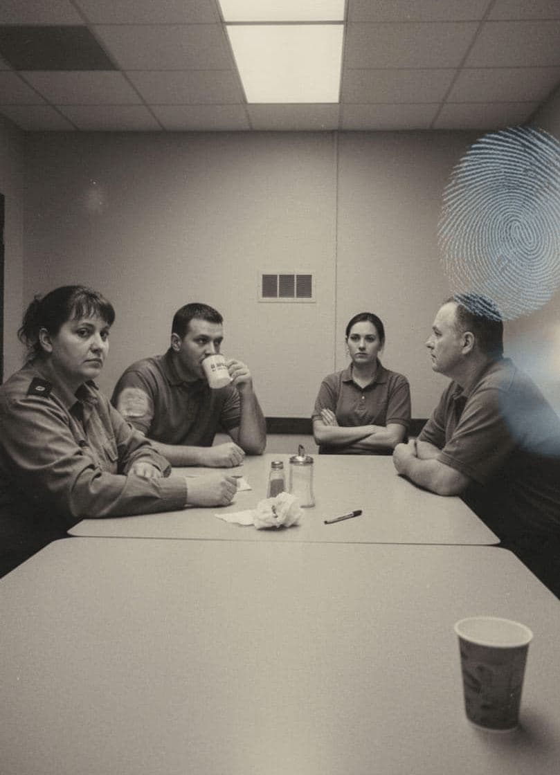 Office Break Room Coffee — photograph by Elena Volkova — MODULAR · 13 × 18 cm limited edition of 10