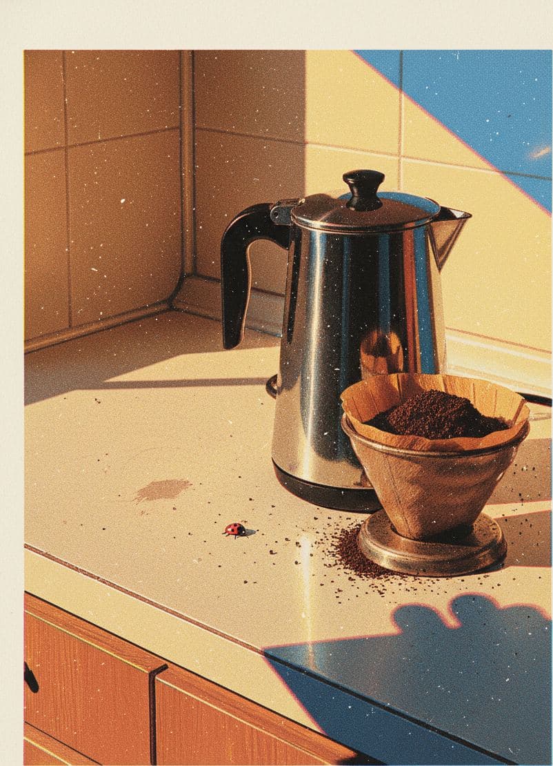 Paper Filter on Formica — print by Yuko Shimizu-Tachibana — MODULAR · a one-of-a-kind original