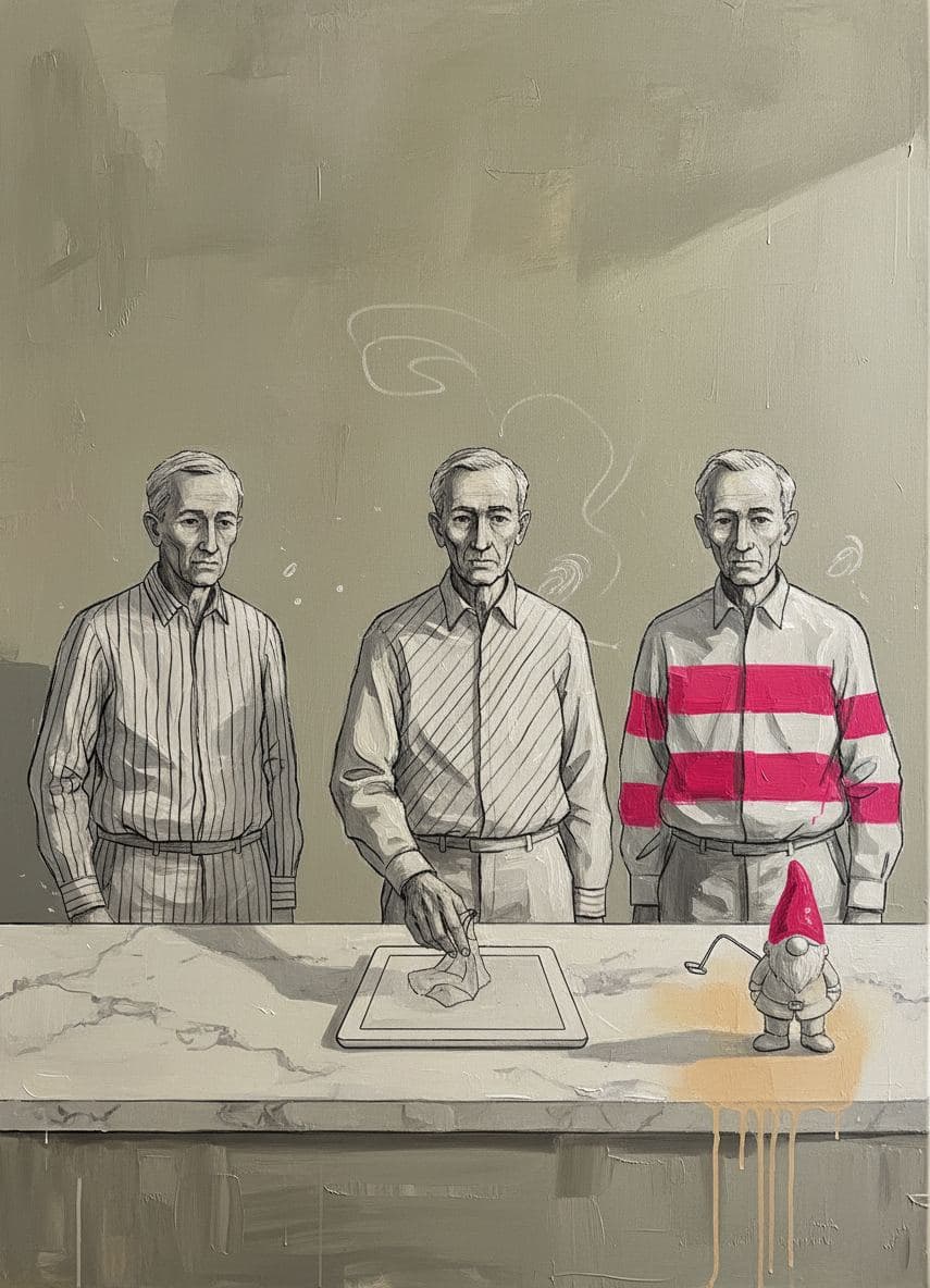 Patient Form on the Counter — abstract work by Saskia Vandenberg — MODULAR · a one-of-a-kind original