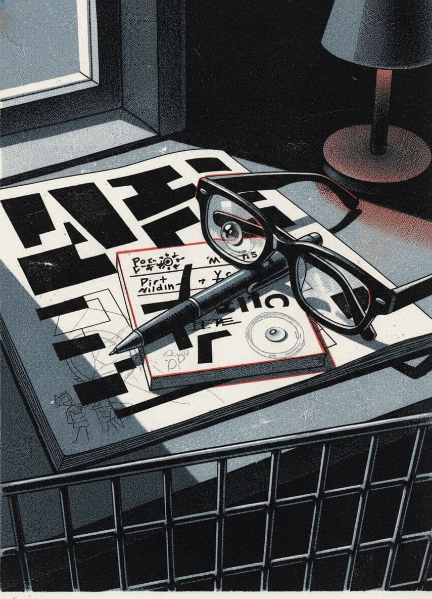 Post-it Note in Meeting — print by Yuko Shimizu-Tachibana — MODULAR · a one-of-a-kind original