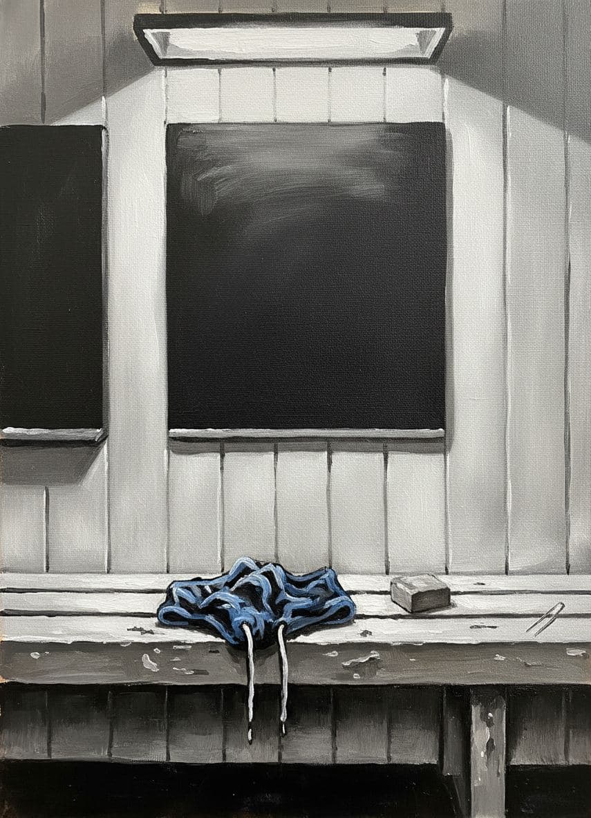 post-swim quiet — abstract work by Viktor Eklund — MODULAR · a one-of-a-kind original