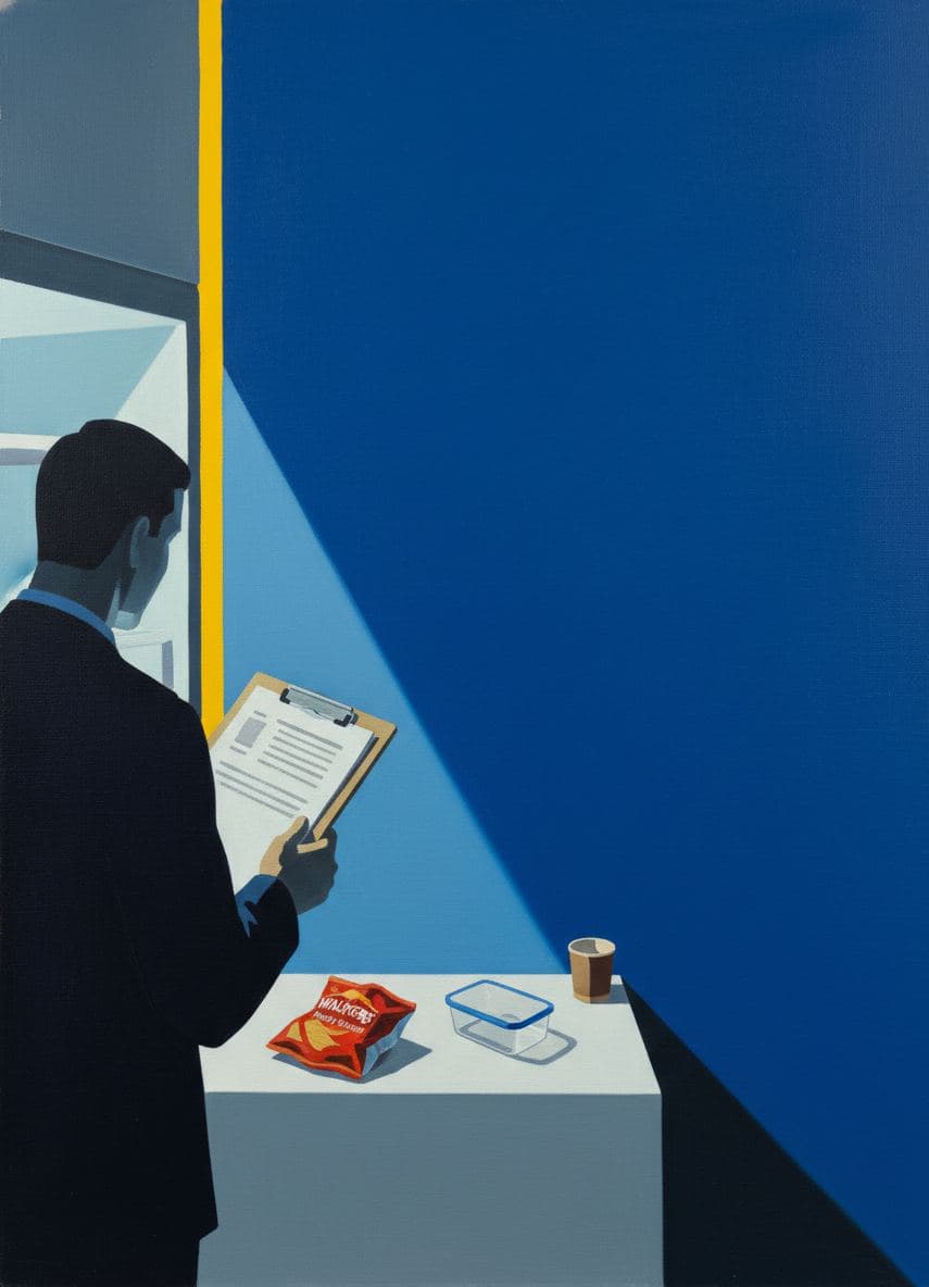 Rota in the Back Office — abstract work by Viktor Eklund — MODULAR · a one-of-a-kind original