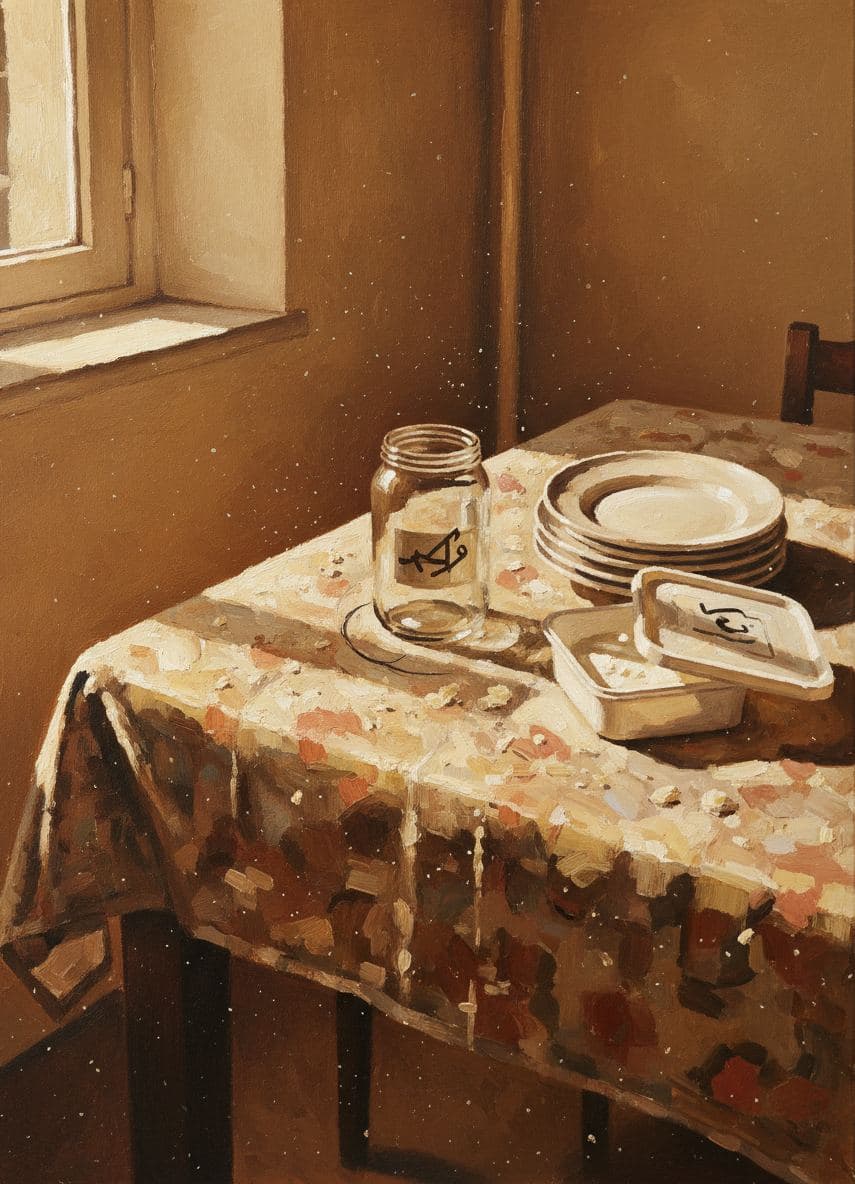 Roya Forgets the Feta — abstract work by Saskia Vandenberg — MODULAR · a one-of-a-kind original