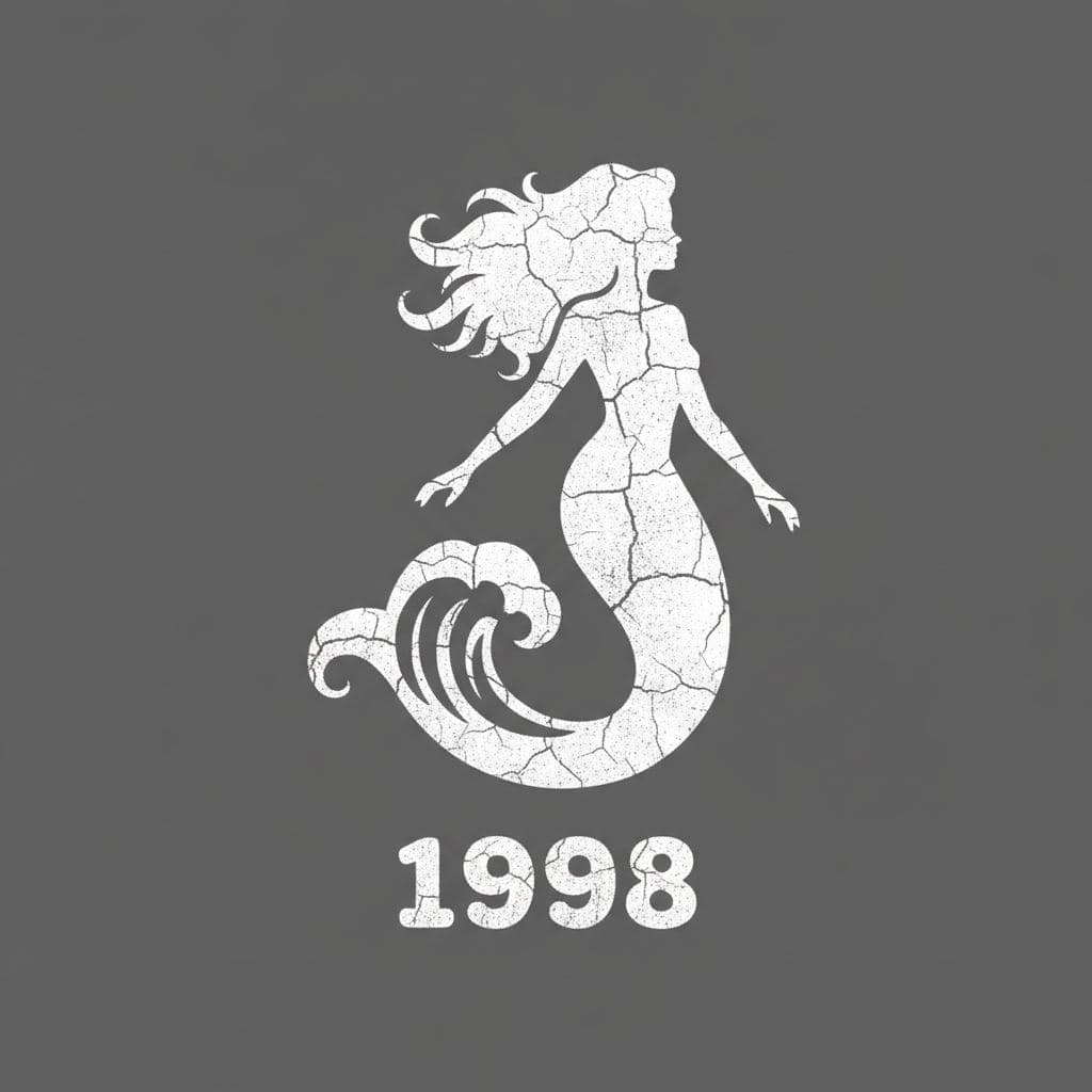 Salty Siren Surf Tee — print — MODULAR · a one-of-a-kind original