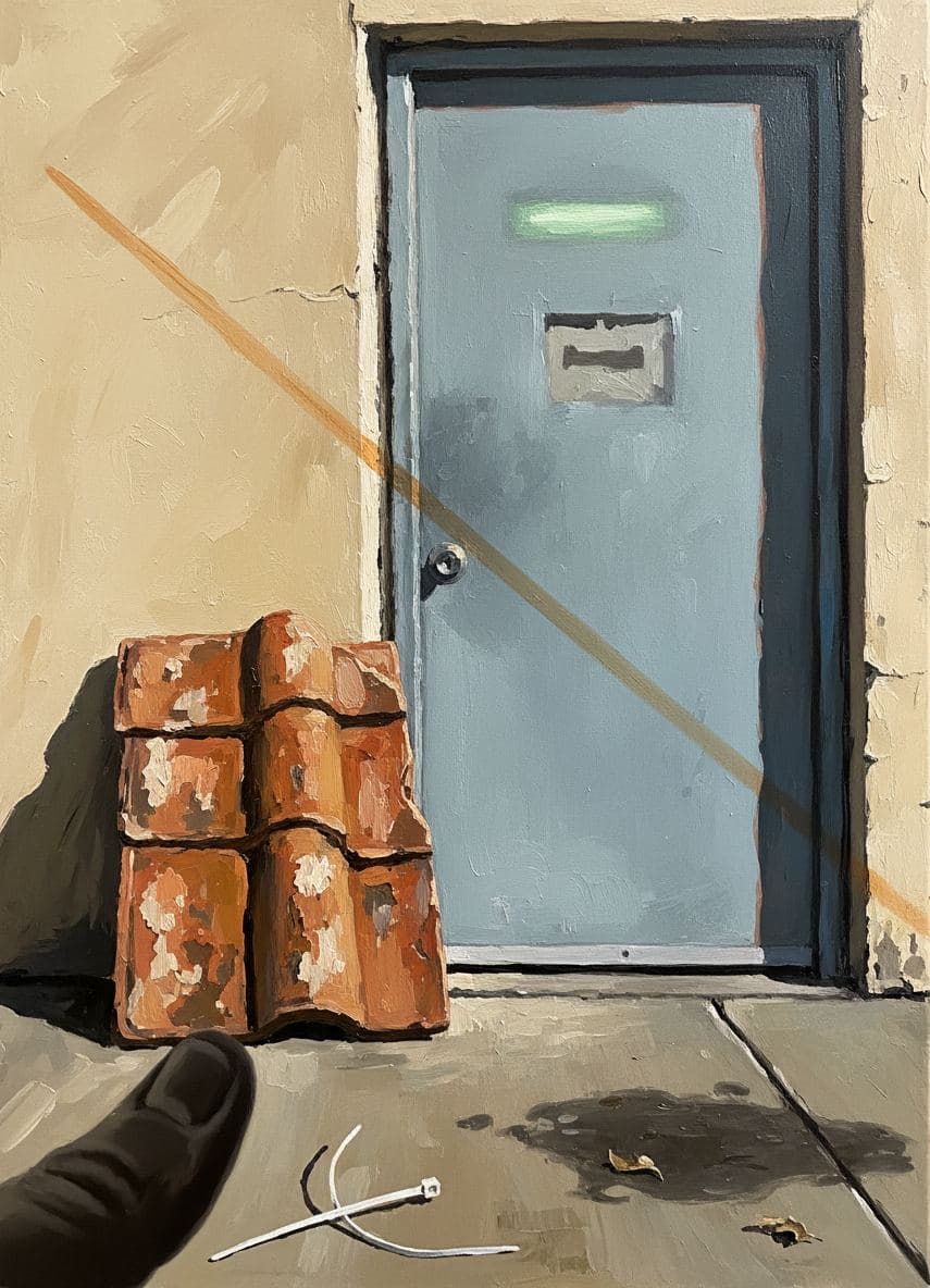 Sasha Measuring the Shadows — abstract work by Stefan Tannhäuser — MODULAR · a one-of-a-kind original