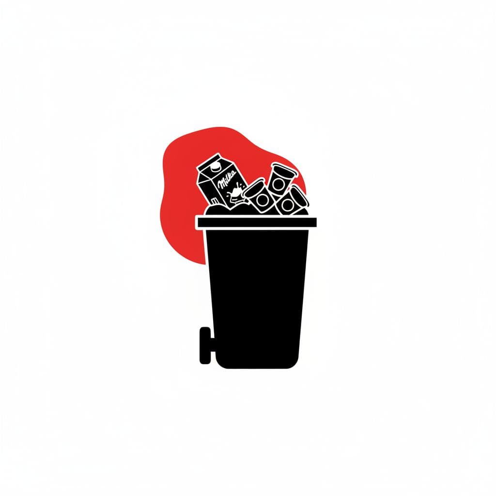 Saturday at the Waste Bin — print by Rafał Zborowski — MODULAR · a one-of-a-kind original