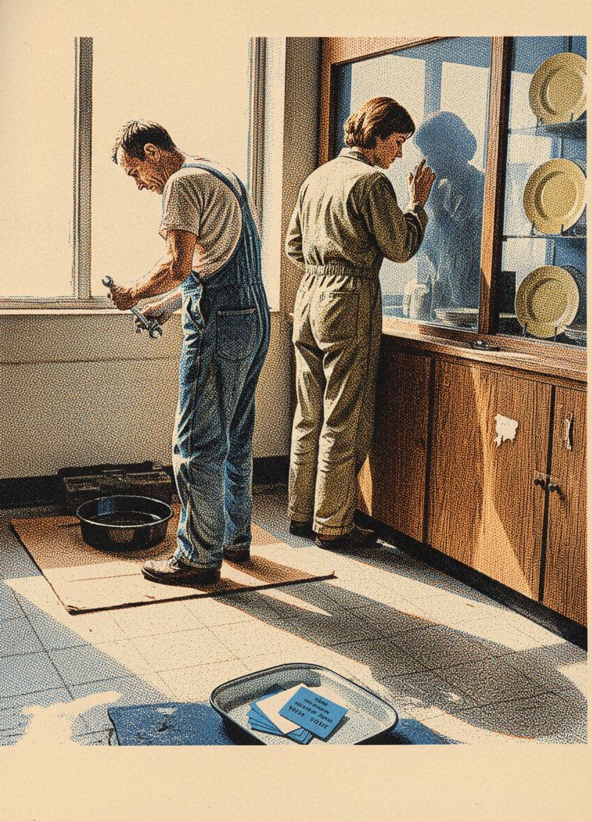 Second-hand Shop Entrance — print by Hilda Prosser — MODULAR · a one-of-a-kind original