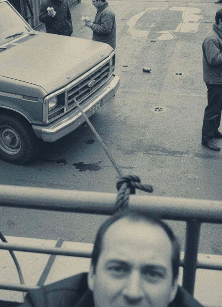 Securing the Chain — photograph by Elena Volkova — MODULAR · 13 × 18 cm limited edition of 10
