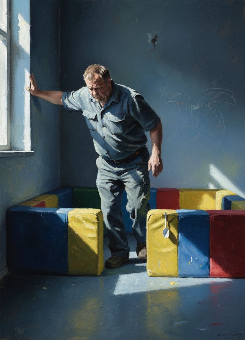 Soft-Play Structure — abstract work by Viktor Eklund — MODULAR · a one-of-a-kind original