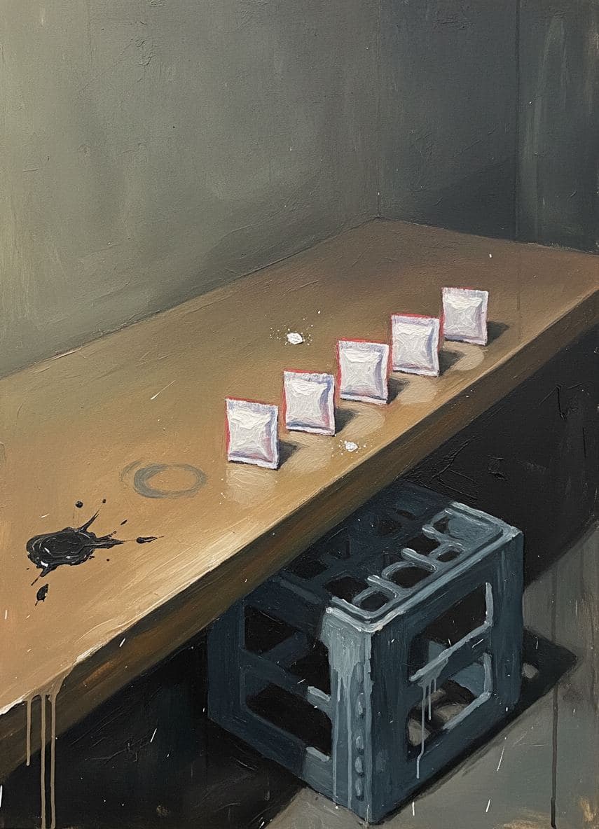 Someone Arranges the Sugar — abstract work by Stefan Tannhäuser — MODULAR · a one-of-a-kind original