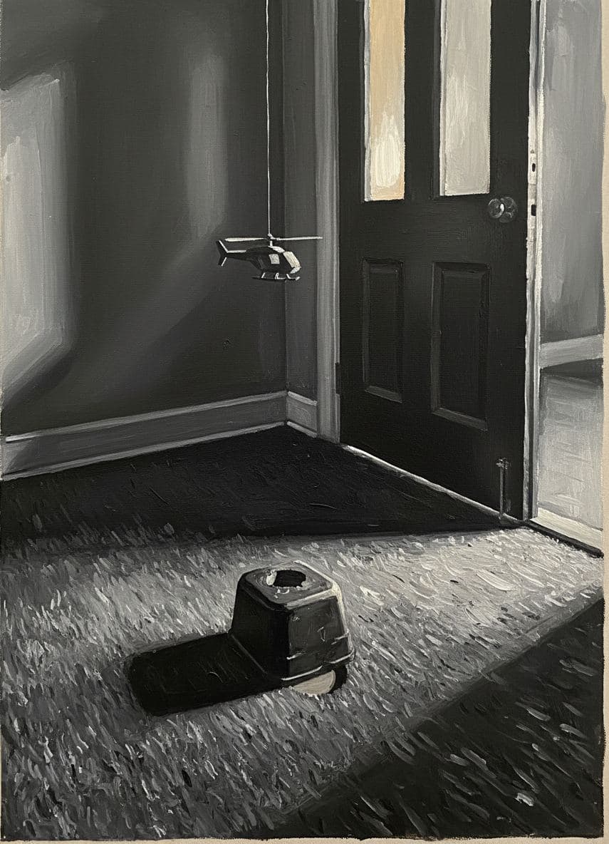 Someone Forgetting the Foot — abstract work by Viktor Eklund — MODULAR · a one-of-a-kind original