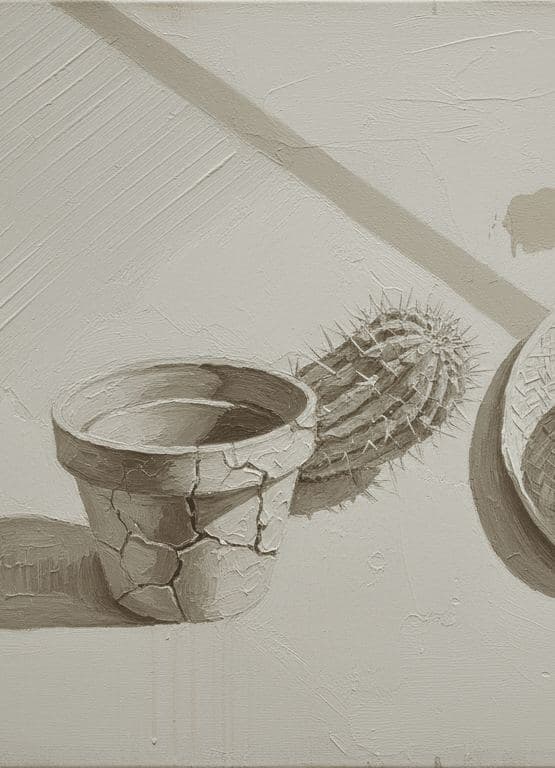 Spilling the Barrel Cactus — abstract work by Stefan Tannhäuser — MODULAR · 13 × 18 cm limited edition of 10
