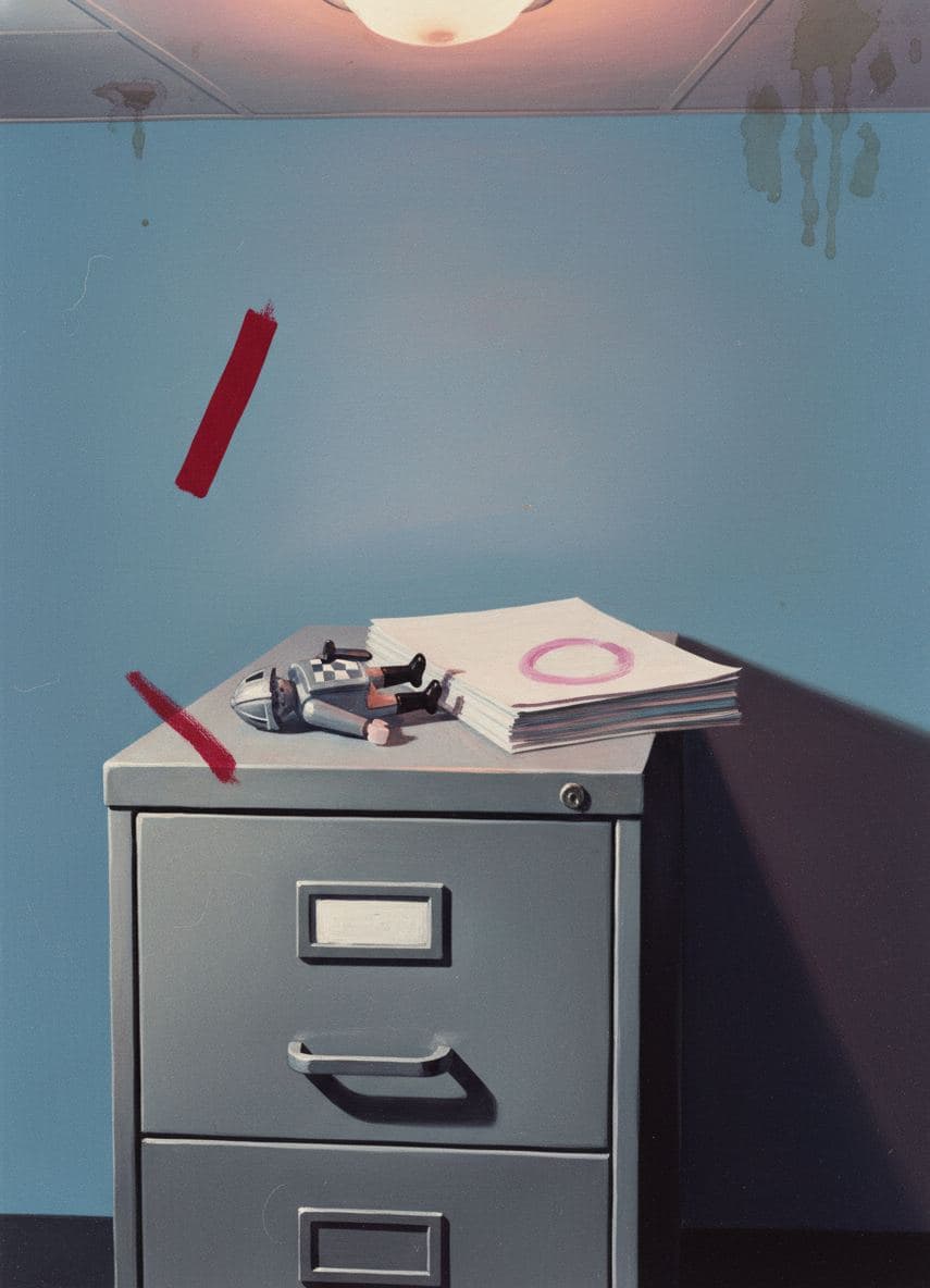 Spilling the Coffee — abstract work by Stefan Tannhäuser — MODULAR · a one-of-a-kind original