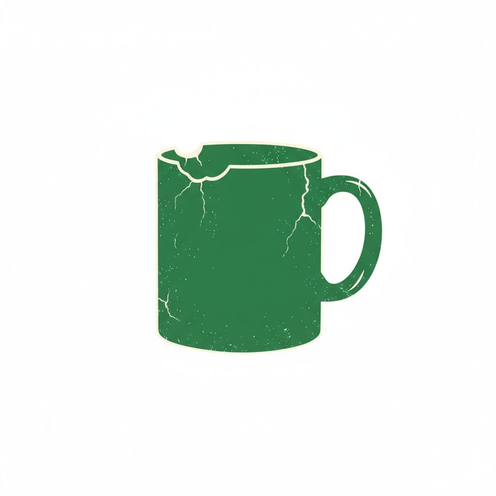 Spilling the Coffee — print by Rafał Zborowski — MODULAR · a one-of-a-kind original
