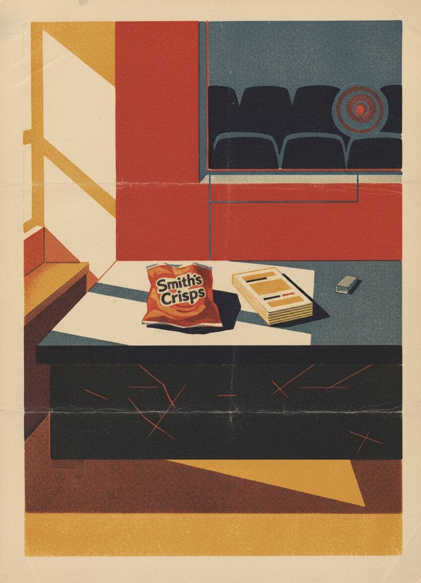 Spilling the Crisps — abstract work by Viktor Eklund — MODULAR · a one-of-a-kind original