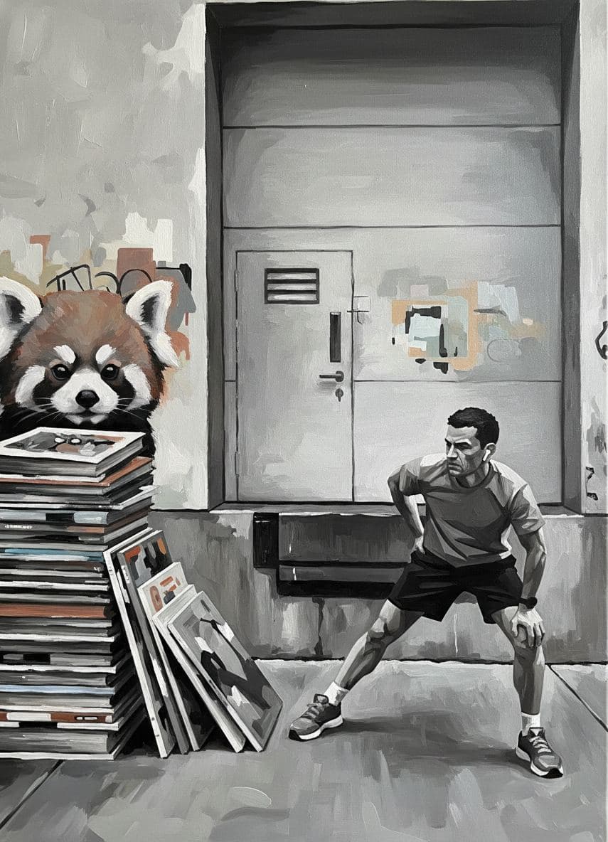 Spilling the Graphic Novels — abstract work by Viktor Eklund — MODULAR · a one-of-a-kind original