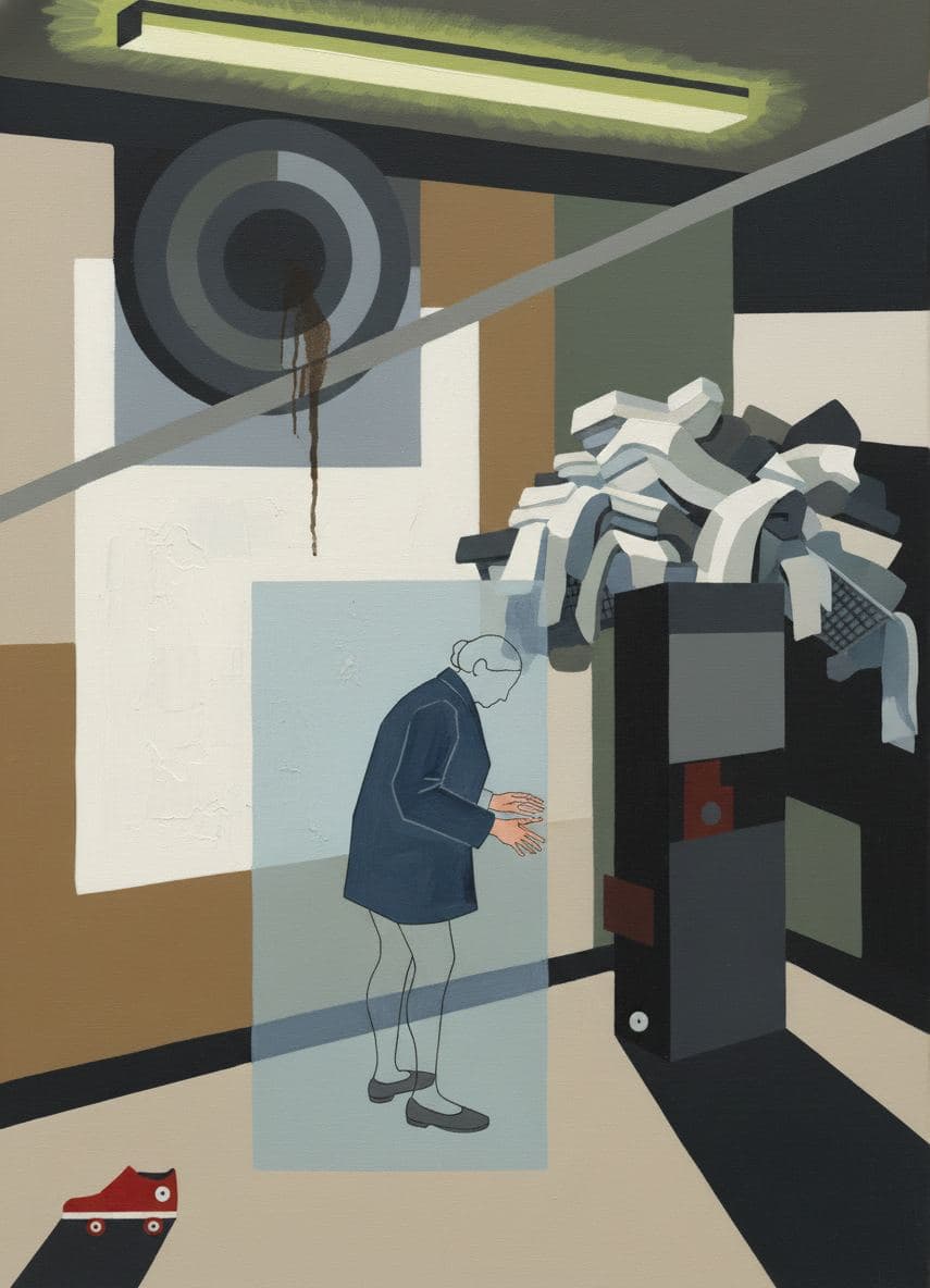 Spilling the Laundry Soap — abstract work by Viktor Eklund — MODULAR · a one-of-a-kind original