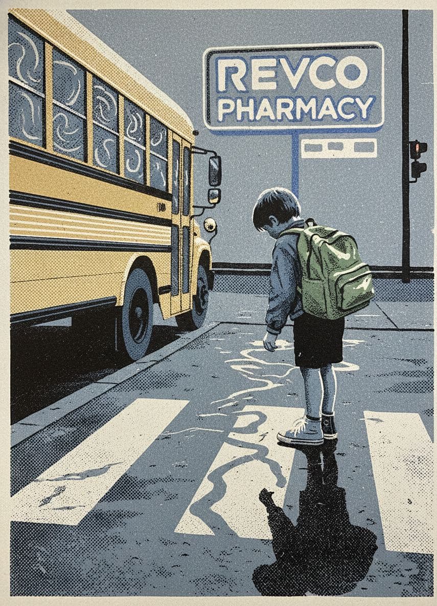 The Anxious Child at Revco — print by Anya Pietrowski — MODULAR · a one-of-a-kind original