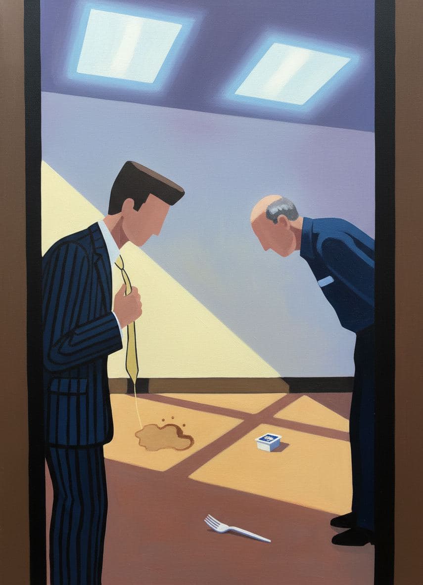 The Best Coffee Break Yet — abstract work by Saskia Vandenberg — MODULAR · a one-of-a-kind original