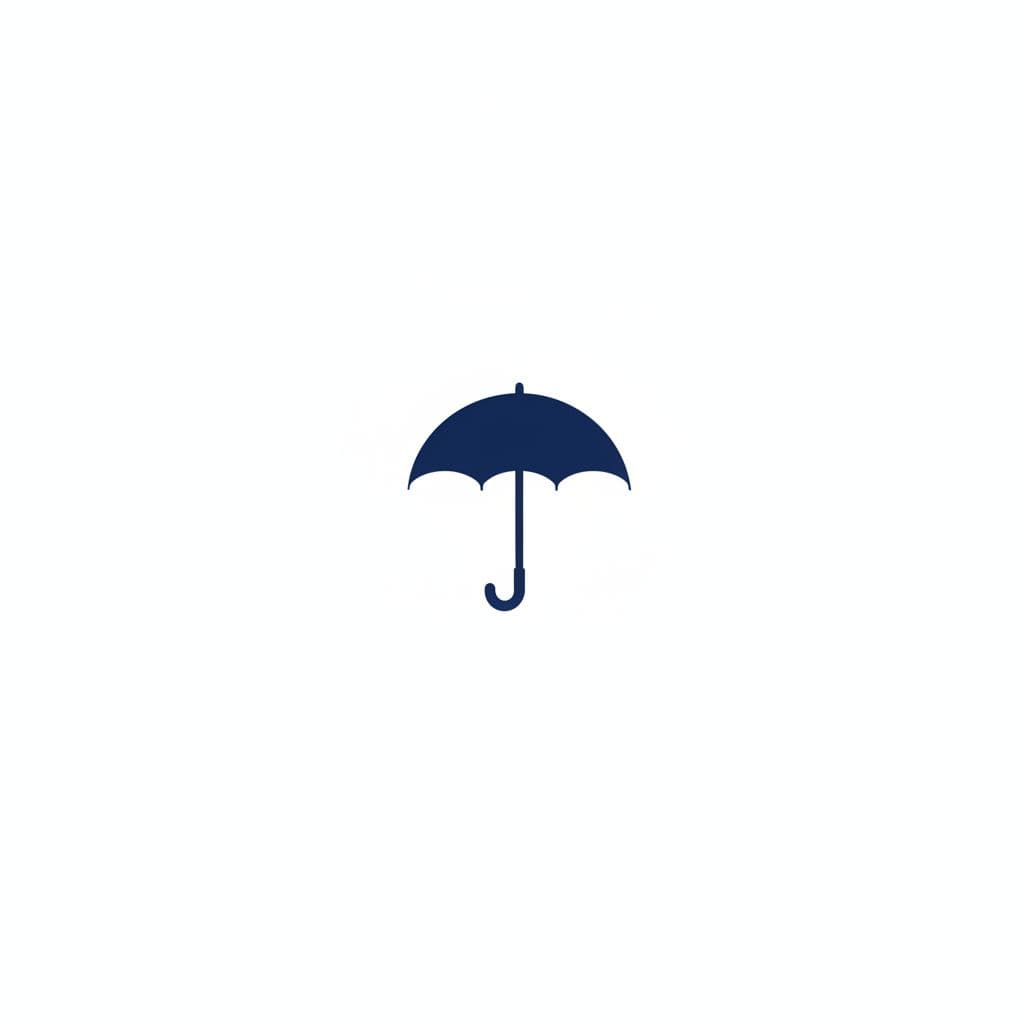 The Blue Umbrella Inside — print by Saskia Vandenberg — MODULAR · a one-of-a-kind original