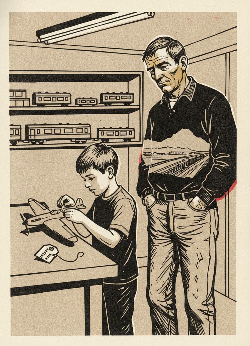 The Boy Who Built Airplanes — print by Yuko Shimizu-Tachibana — MODULAR · a one-of-a-kind original