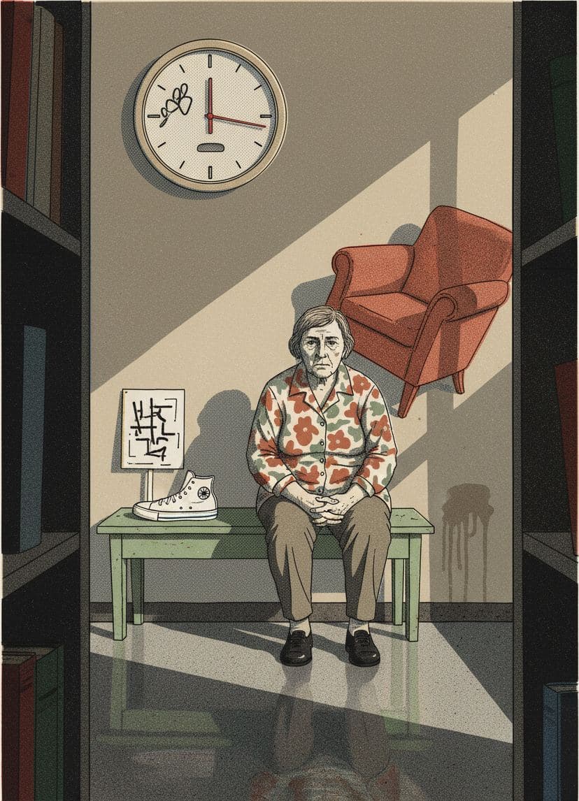 The Community Center Opens — print by Anya Pietrowski — MODULAR · a one-of-a-kind original