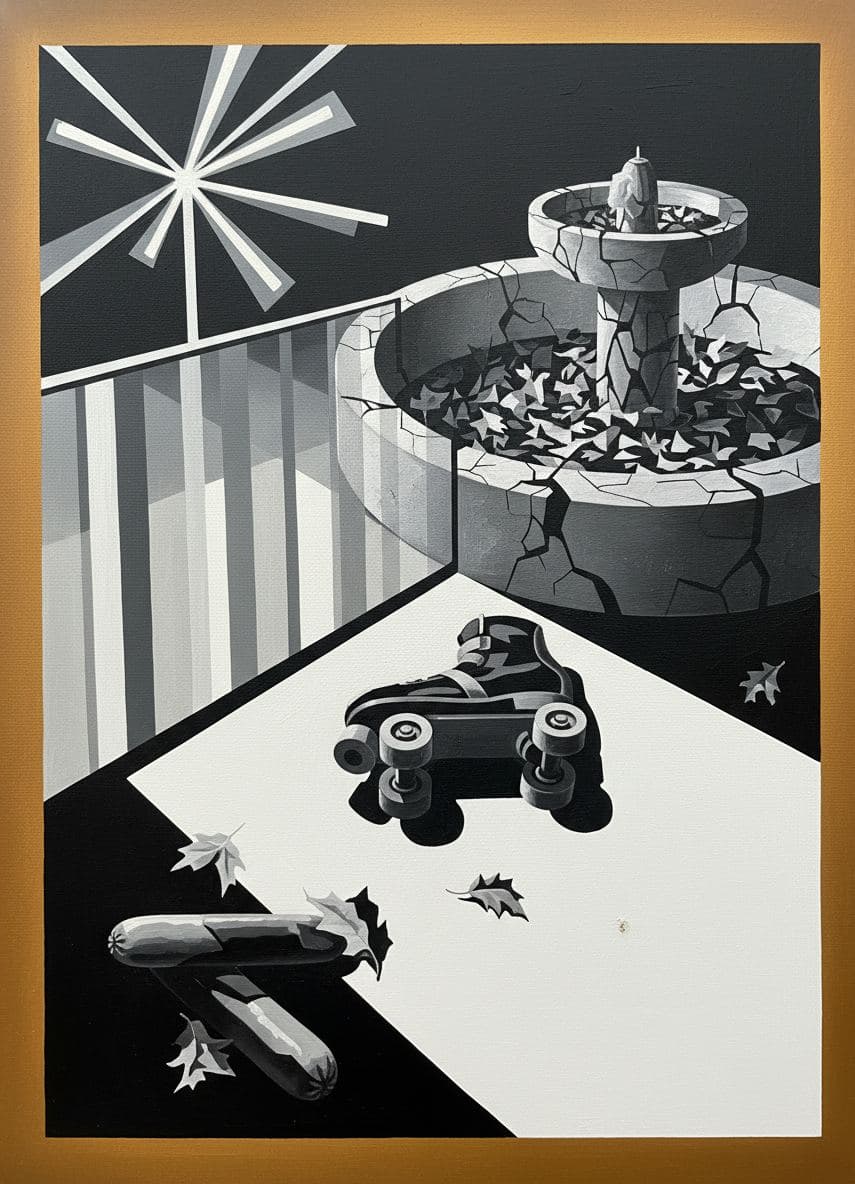The Crumpled Candy Wrapper — abstract work by Viktor Eklund — MODULAR · a one-of-a-kind original