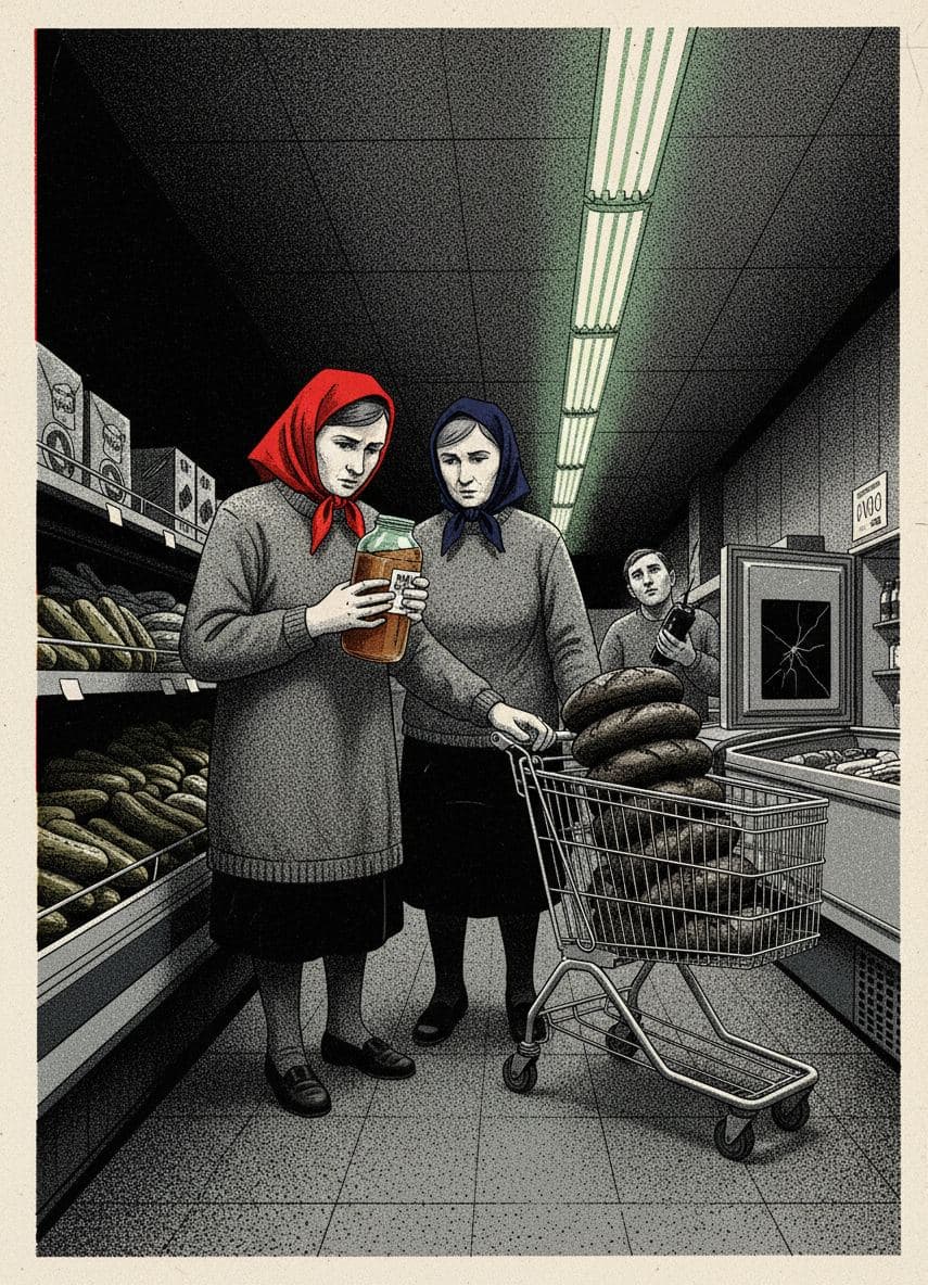 The Crushed Borodinsky Loaf — print by Yuko Shimizu-Tachibana — MODULAR · a one-of-a-kind original