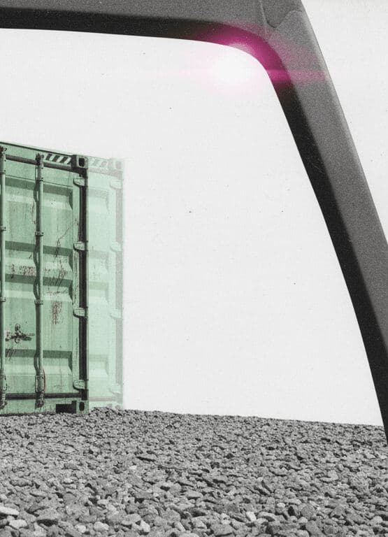 The Crushed Tab Can — collage by Salim Ouattara — MODULAR · 13 × 18 cm limited edition of 10
