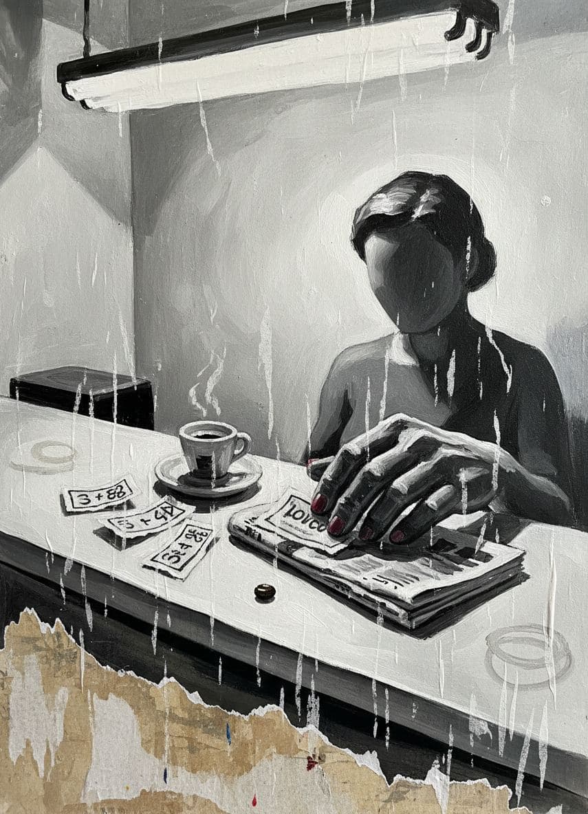 The Daily Purchase — collage by Irmela Bechmann — MODULAR · a one-of-a-kind original