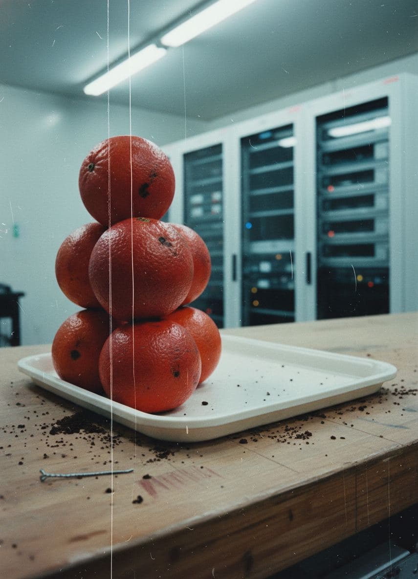 The Disoriented Fly's Lunch — abstract work by Viktor Eklund — MODULAR · 13 × 18 cm limited edition of 10