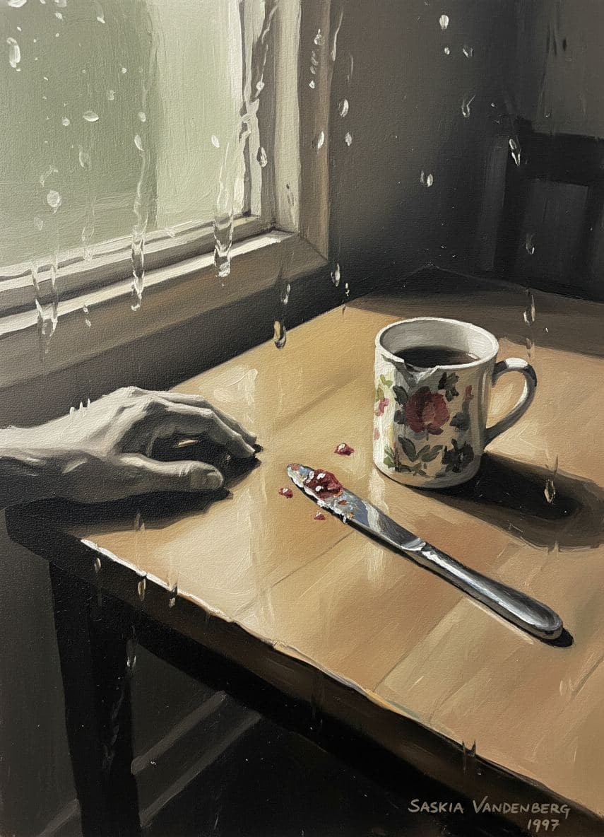 The First Coffee Served — Saskia Vandenberg · MODULAR one-of-a-kind original