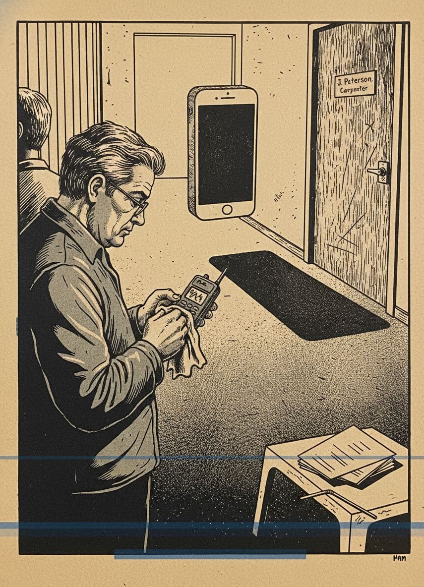 The First Day of Motorola — print by Yuko Shimizu-Tachibana — MODULAR · a one-of-a-kind original