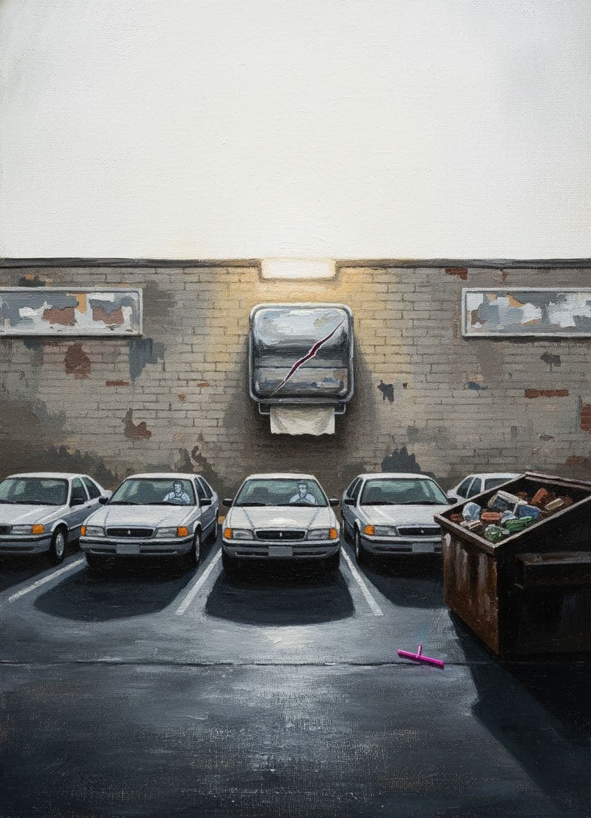 The First Day of Traffic — abstract work by Viktor Eklund — MODULAR · a one-of-a-kind original