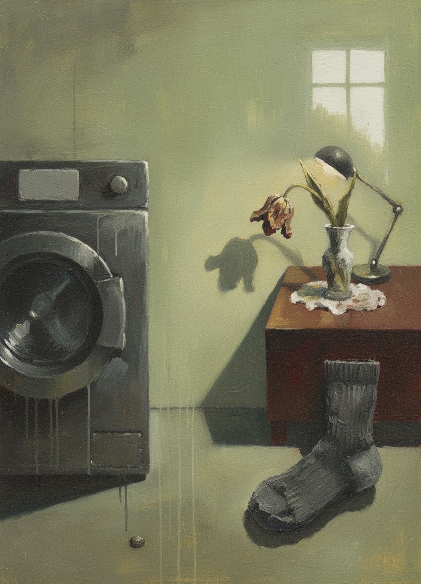 The First Wash Cycle — abstract work by Stefan Tannhäuser — MODULAR · a one-of-a-kind original