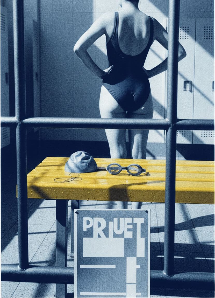 The Forgotten Swim Cap — print by Anya Pietrowski — MODULAR · a one-of-a-kind original