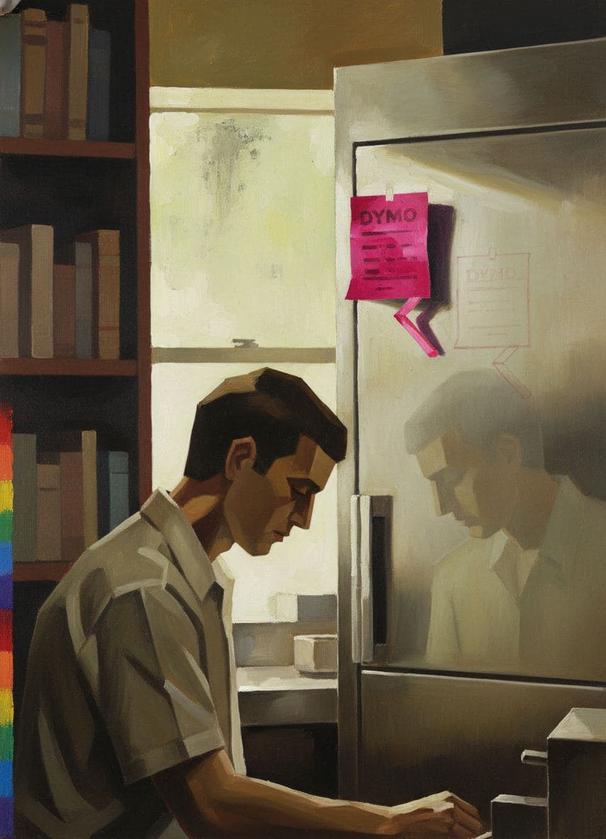 The Fry Cook Endures — abstract work by Viktor Eklund — MODULAR · a one-of-a-kind original