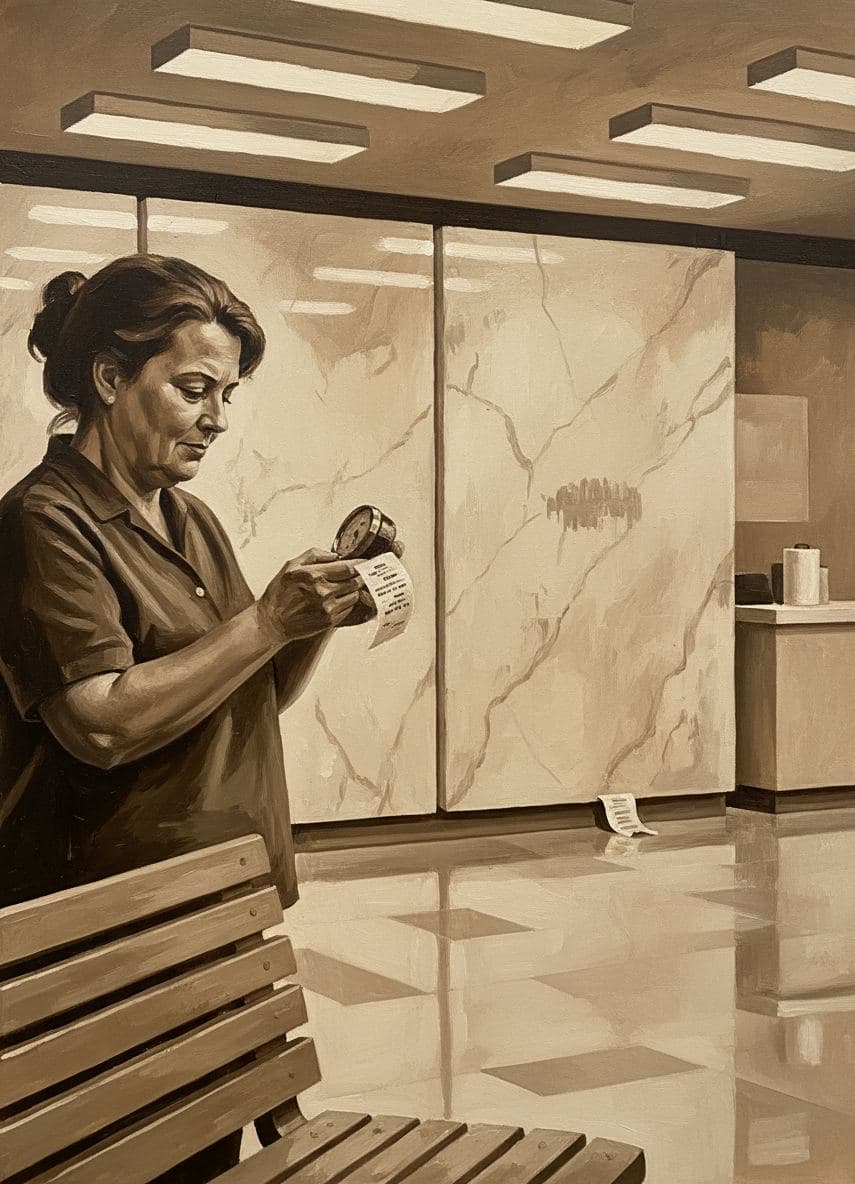 The Gauge's Last Day — abstract work by Saskia Vandenberg — MODULAR · a one-of-a-kind original