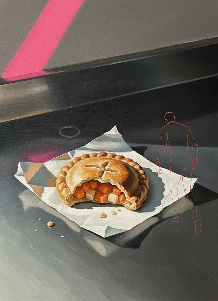 The Greased Wrapper — abstract work by Viktor Eklund — MODULAR · a one-of-a-kind original