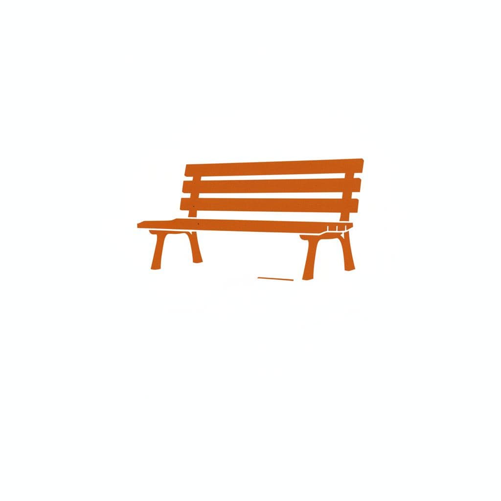The Green Bench in Assembly — print by Wenfeng Lu — MODULAR · a one-of-a-kind original